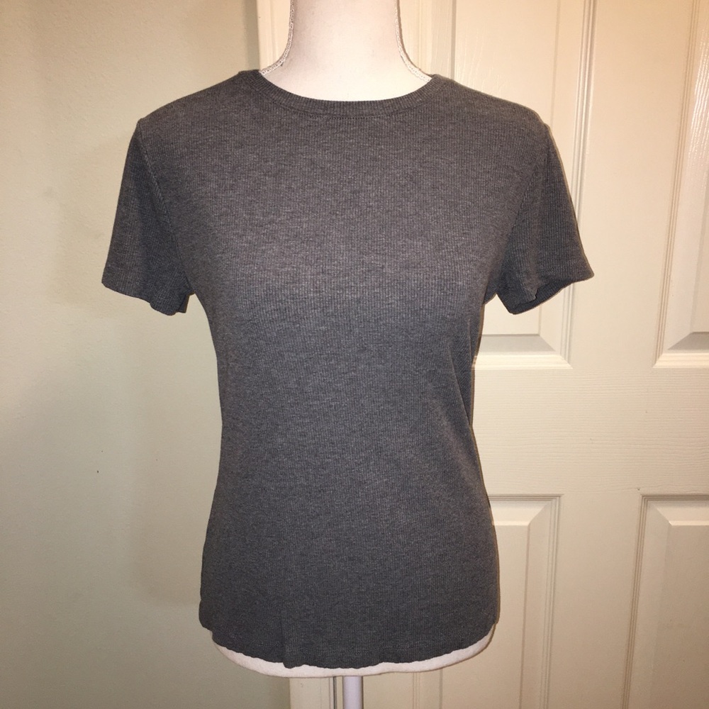 NINE WEST Ribbed Tee